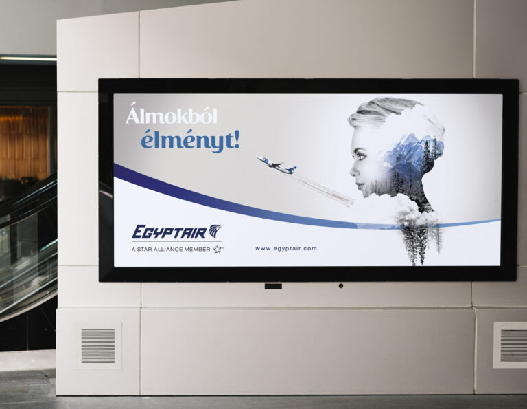 Egyptair billboard terv