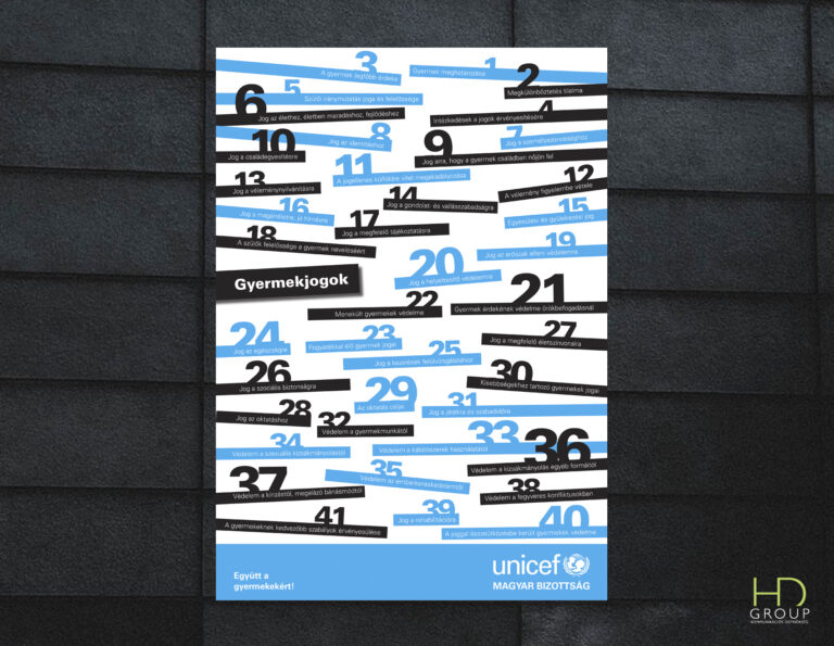 Unicef gyermekjogi kampány | plakát
